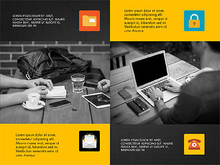 Concept de présentation de la technologie moderne, Diapositive 12, 03614, Modèles de présentations — PoweredTemplate.com