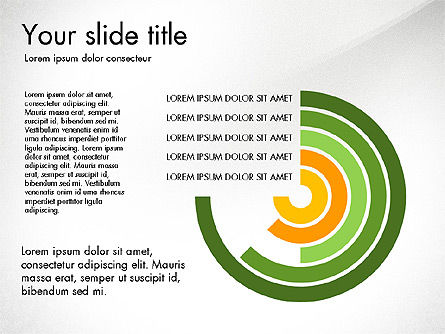 Arrow Process Diagram Set, PowerPoint Template, 03615, Process Diagrams — PoweredTemplate.com