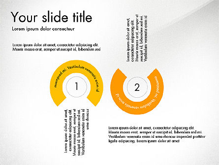 Set diagramma freccia processo, Slide 7, 03615, Diagrammi di Processo — PoweredTemplate.com
