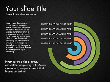 矢印プロセス図セット, スライド 9, 03615, プロセス図 — PoweredTemplate.com