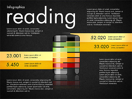배터리 충전 레벨 infographics, 슬라이드 15, 03616, 인포메이션 그래픽 — PoweredTemplate.com