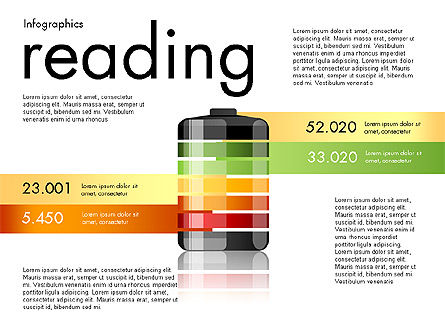 Akku-Ladungs-Infografik, Folie 7, 03616, Infografiken — PoweredTemplate.com