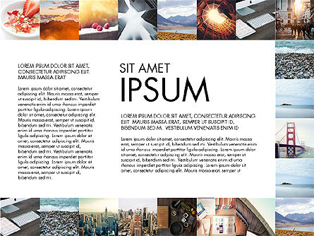 Concepto de presentación con fotos, Diapositiva 5, 03617, Plantillas de presentación — PoweredTemplate.com