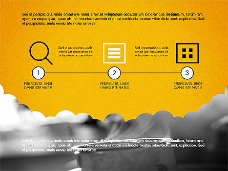 Informe creativo con gráficos controlados por datos, Diapositiva 14, 03618, Plantillas de presentación — PoweredTemplate.com