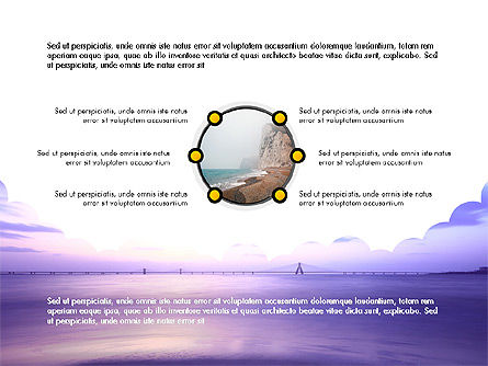 Informe creativo con gráficos controlados por datos, Diapositiva 2, 03618, Plantillas de presentación — PoweredTemplate.com