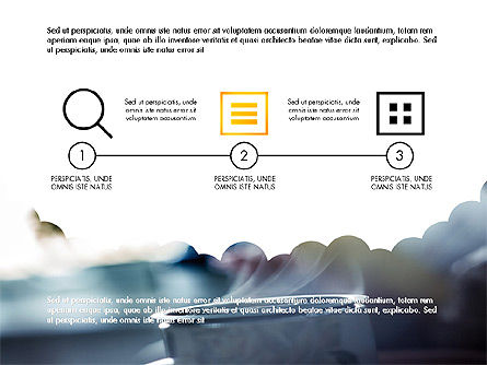 Informe creativo con gráficos controlados por datos, Diapositiva 6, 03618, Plantillas de presentación — PoweredTemplate.com
