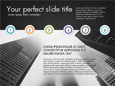 프리젠 테이션 개념 처리 및 단계, 슬라이드 13, 03619, 프로세스 도표 — PoweredTemplate.com