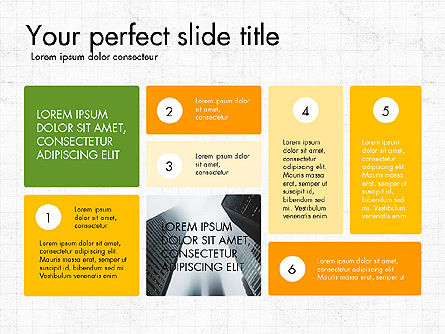 프리젠 테이션 개념 처리 및 단계, 슬라이드 3, 03619, 프로세스 도표 — PoweredTemplate.com