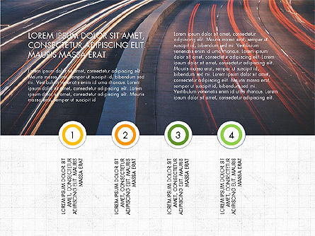 Concepto de presentación de procesos y etapas, Diapositiva 7, 03619, Diagramas de proceso — PoweredTemplate.com