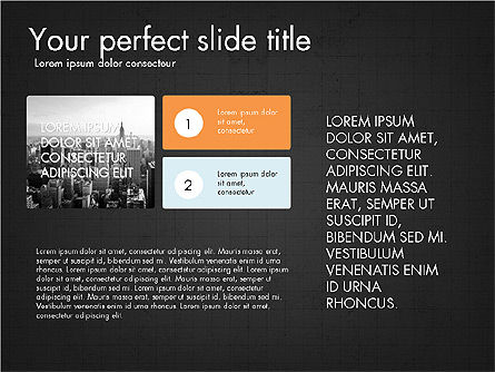 Concepto de presentación de procesos y etapas, Diapositiva 9, 03619, Diagramas de proceso — PoweredTemplate.com