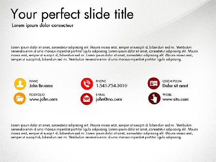Concept de rapport intelligent, Diapositive 8, 03620, Modèles de présentations — PoweredTemplate.com