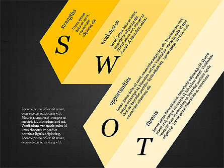 Swot matrice strumenti, Slide 13, 03621, Modelli di lavoro — PoweredTemplate.com