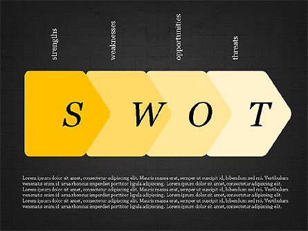 Swot matrice strumenti, Slide 15, 03621, Modelli di lavoro — PoweredTemplate.com