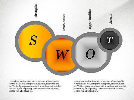 Swot matrice strumenti, Slide 8, 03621, Modelli di lavoro — PoweredTemplate.com