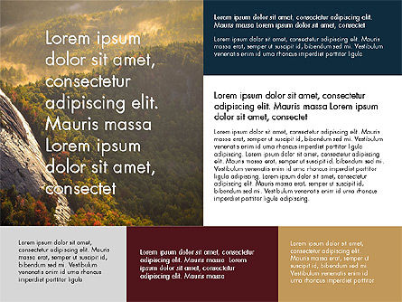 Concepto de presentación fragmentada, Plantilla de PowerPoint, 03623, Plantillas de presentación — PoweredTemplate.com