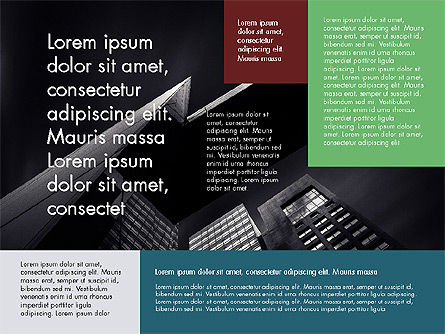 Concept de présentation fragmenté, Diapositive 11, 03623, Modèles de présentations — PoweredTemplate.com