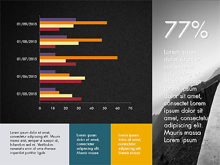 Concept de présentation fragmenté, Diapositive 15, 03623, Modèles de présentations — PoweredTemplate.com
