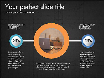 Slide Deck with Checkpoints and Timeline, Slide 13, 03624, Presentation Templates — PoweredTemplate.com