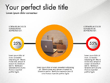 Slide Deck with Checkpoints and Timeline, Slide 5, 03624, Presentation Templates — PoweredTemplate.com