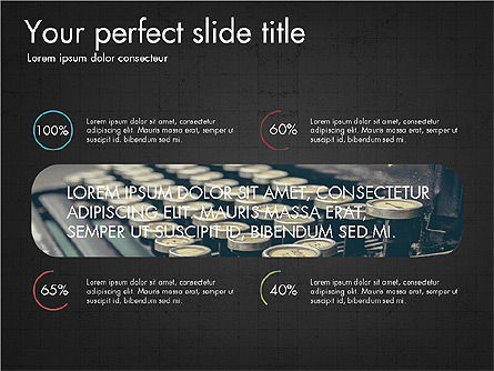 체크 포인트와 타임 라인이있는 슬라이드 데크, 슬라이드 9, 03624, 프레젠테이션 템플릿 — PoweredTemplate.com
