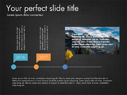 Slide Deck with Orbit Charts, Slide 10, 03625, Presentation Templates — PoweredTemplate.com
