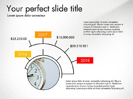 Slide Deck with Orbit Charts, Slide 7, 03625, Presentation Templates — PoweredTemplate.com