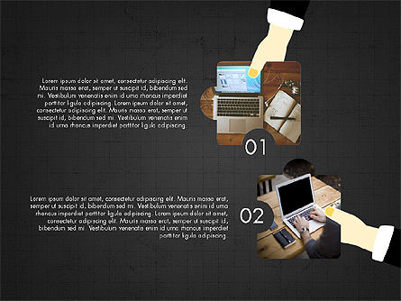 Teamwork Concept with Puzzle Pieces, Slide 11, 03626, Presentation Templates — PoweredTemplate.com