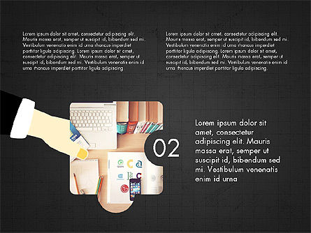 Teamwork Concept with Puzzle Pieces, Slide 14, 03626, Presentation Templates — PoweredTemplate.com