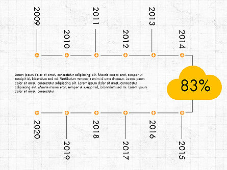 미디어 및 구름 슬라이드 데크, 슬라이드 6, 03628, 프레젠테이션 템플릿 — PoweredTemplate.com