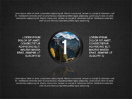 Cerchi e numeri, Slide 10, 03632, Forme — PoweredTemplate.com