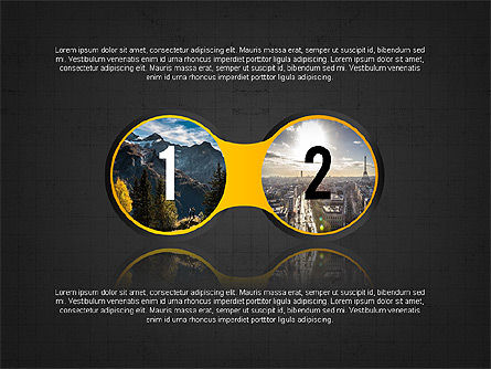 Les cercles et les chiffres, Diapositive 11, 03632, Formes — PoweredTemplate.com