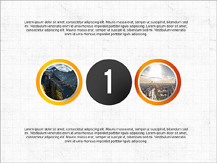 Les cercles et les chiffres, Diapositive 6, 03632, Formes — PoweredTemplate.com