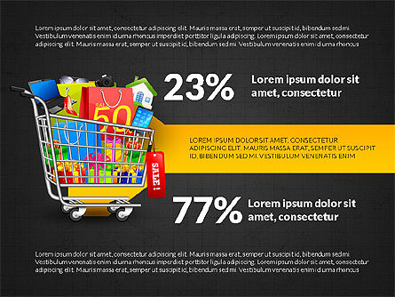 Consumo Infografía, Diapositiva 11, 03633, Infografías — PoweredTemplate.com