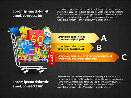 Consumptie infographics, Dia 12, 03633, Infographics — PoweredTemplate.com