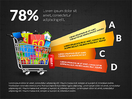 Consumo Infografía, Diapositiva 15, 03633, Infografías — PoweredTemplate.com