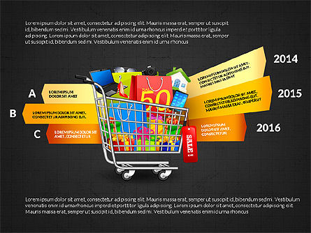 소비의 infographics, 슬라이드 9, 03633, 인포메이션 그래픽 — PoweredTemplate.com