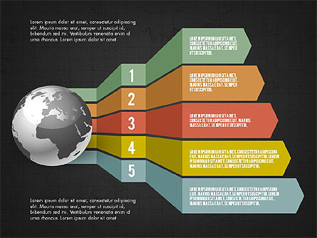 Opciones Globales, Diapositiva 9, 03634, Diagramas de la etapa — PoweredTemplate.com