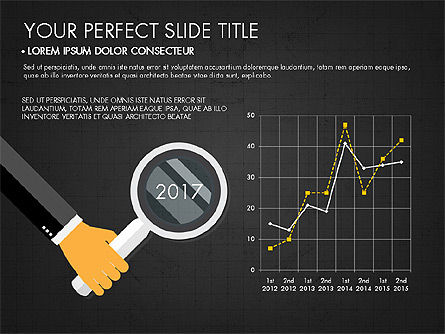 Zakelijk infographics met grafieken, Dia 11, 03635, Infographics — PoweredTemplate.com