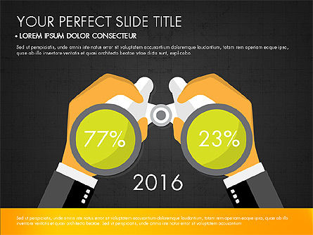 차트가있는 비즈니스 infographics, 슬라이드 13, 03635, 인포메이션 그래픽 — PoweredTemplate.com