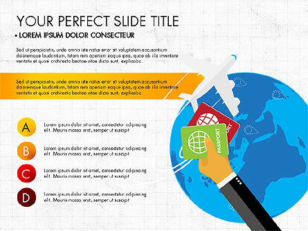 Infografía de negocios con gráficos, Diapositiva 2, 03635, Infografías — PoweredTemplate.com