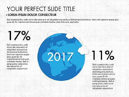 Zakelijk infographics met grafieken, Dia 7, 03635, Infographics — PoweredTemplate.com