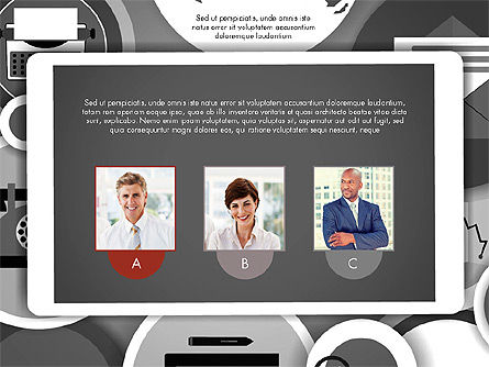 Team presentatie dek-concept, Dia 10, 03636, Presentatie Templates — PoweredTemplate.com
