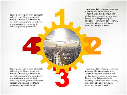 Ruedas dentadas y opciones, Diapositiva 3, 03637, Plantillas de presentación — PoweredTemplate.com