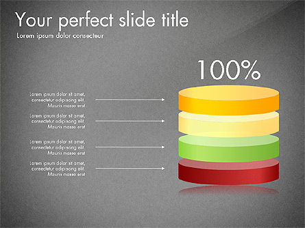 Grafico a barre cilindro impilato, Slide 15, 03639, Diagrammi Grafici — PoweredTemplate.com