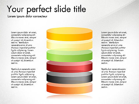 Bagan Batang Silinder Bertumpuk, Slide 4, 03639, Bagan Grafis — PoweredTemplate.com