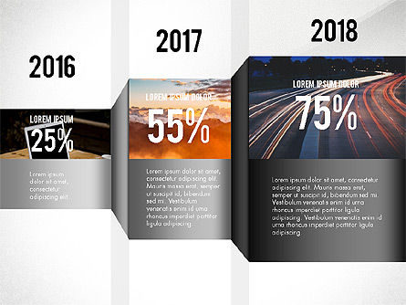 Concept van de groei infographics, Dia 4, 03640, Infographics — PoweredTemplate.com