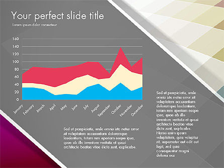 플랫 디자인의 보고서 프리젠 테이션 데크, 슬라이드 14, 03641, 프레젠테이션 템플릿 — PoweredTemplate.com