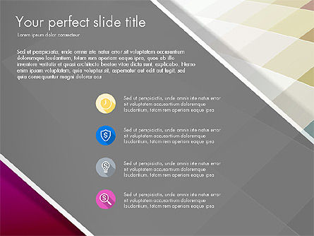 Flat Designed Report Presentation Deck, Slide 15, 03641, Presentation Templates — PoweredTemplate.com