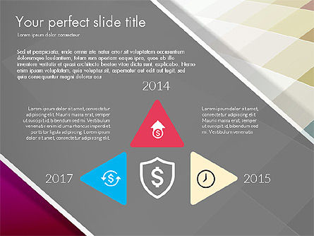 Flat Designed Report Presentation Deck, Slide 16, 03641, Presentation Templates — PoweredTemplate.com