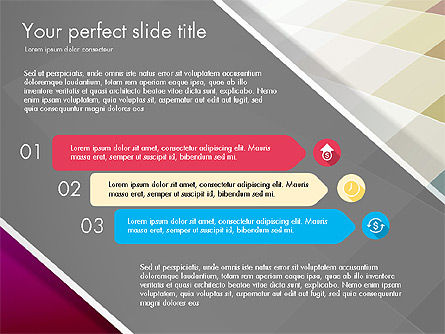 Flat ontworpen rapport presentatie dek, Dia 9, 03641, Presentatie Templates — PoweredTemplate.com